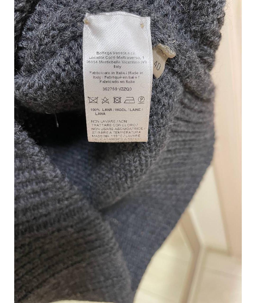 BOTTEGA VENETA Серый шерстяной джемпер / свитер, фото 4