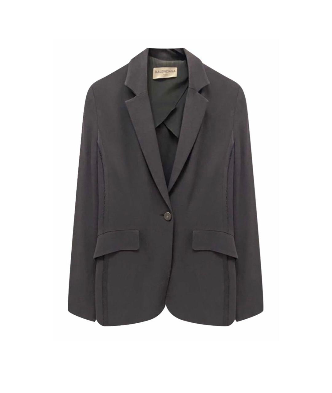 BALENCIAGA Темно-синий жакет/пиджак, фото 1