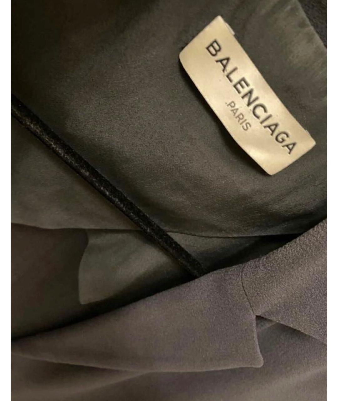 BALENCIAGA Темно-синий жакет/пиджак, фото 3