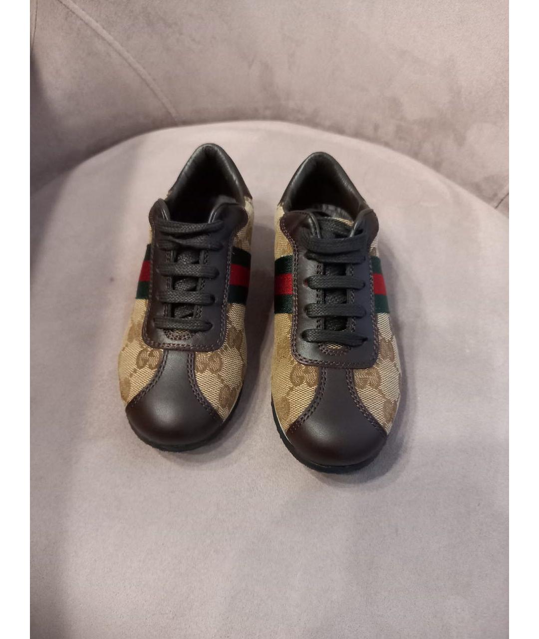 GUCCI Текстильные кеды, фото 2
