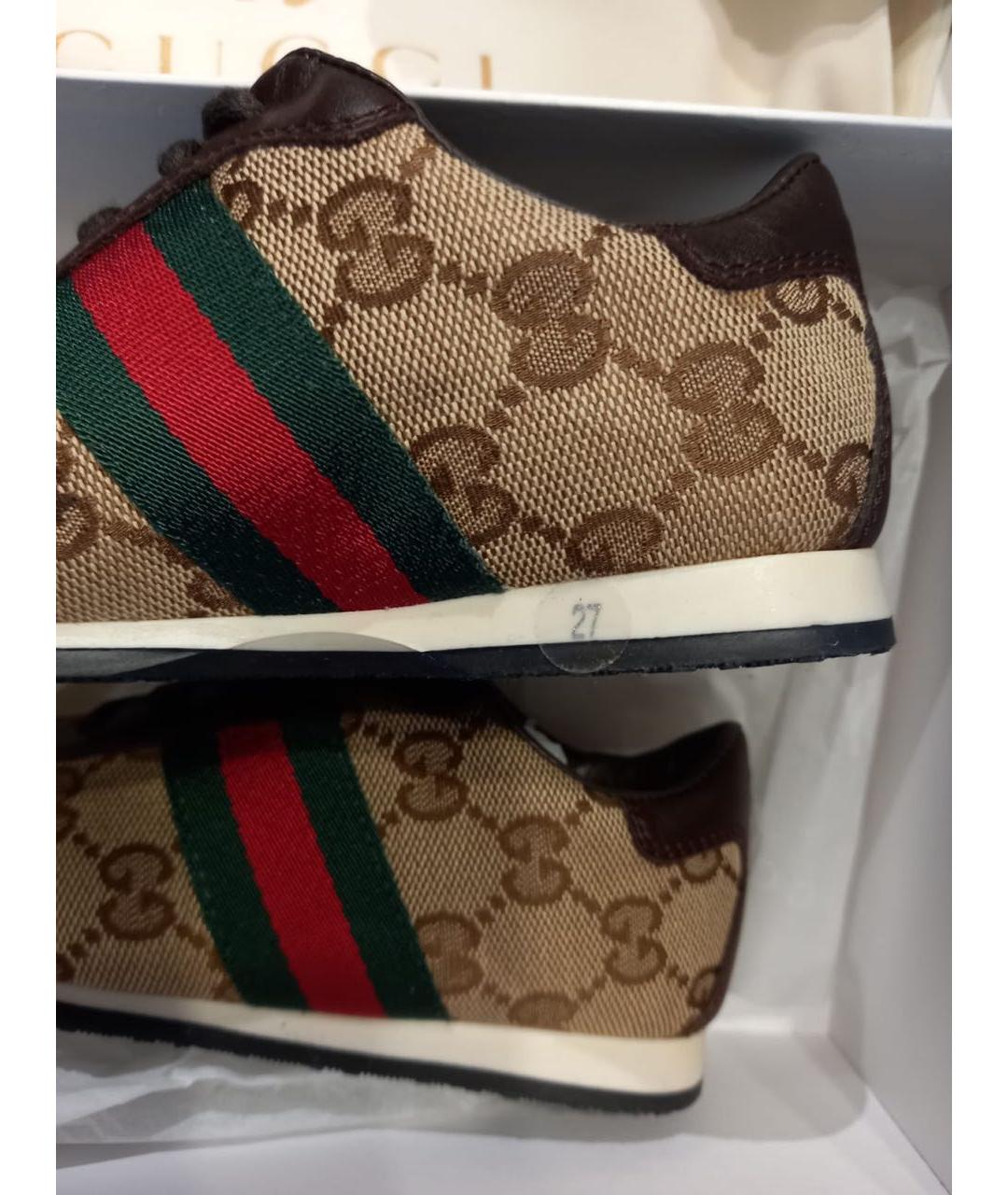 GUCCI Текстильные кеды, фото 6