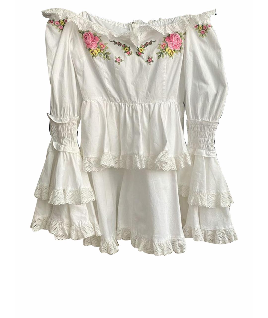 ALICE MCCALL Белое хлопковое повседневное платье, фото 1