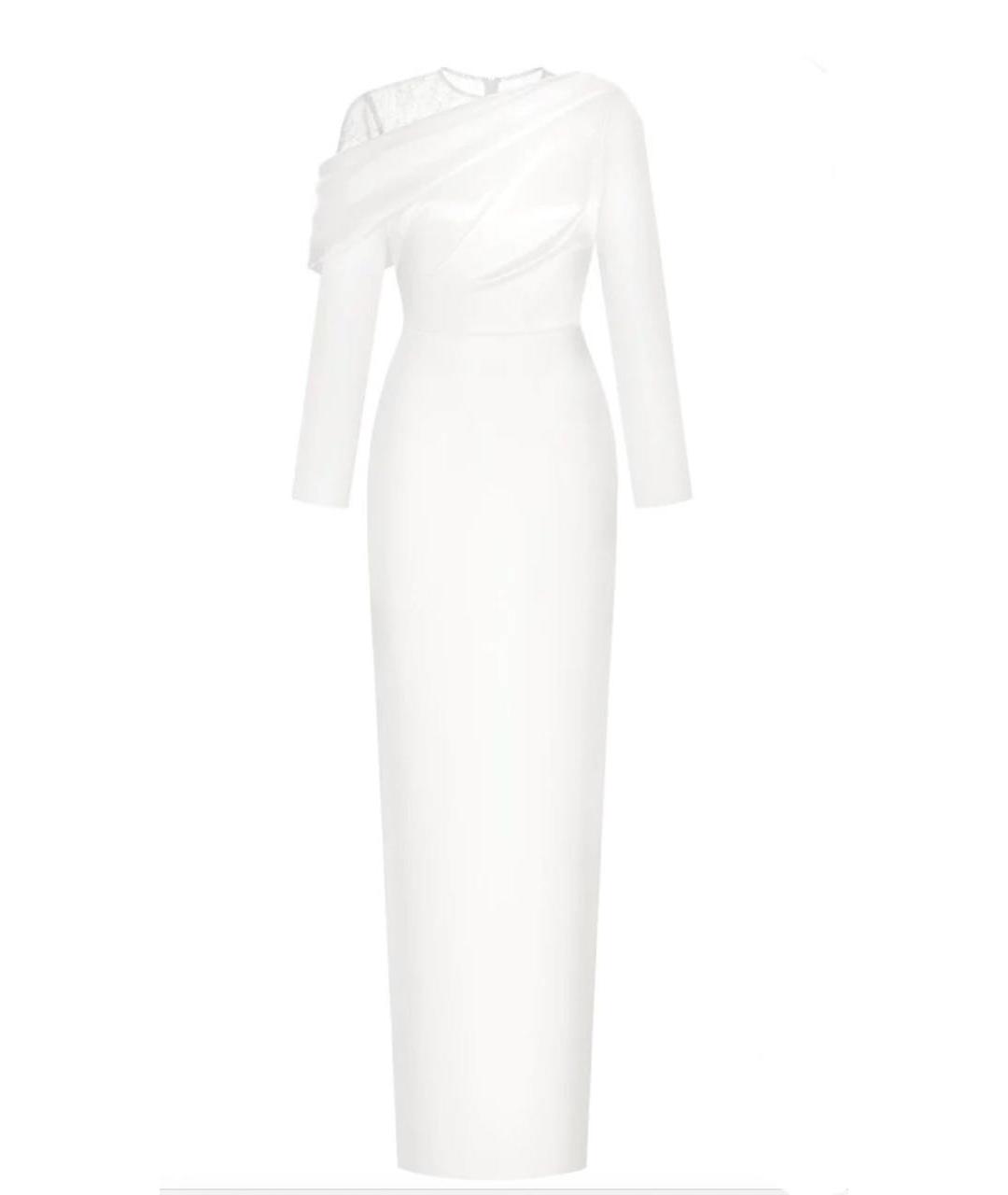 RASARIO Белое атласное вечернее платье, фото 1