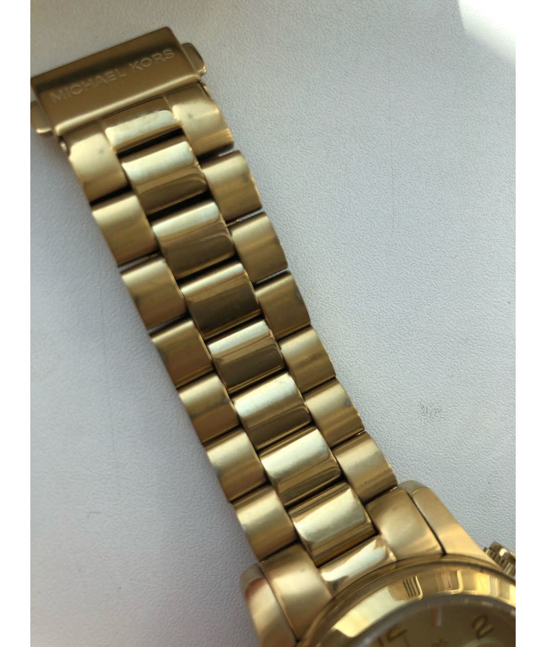 MICHAEL KORS Золотые стальные часы, фото 7