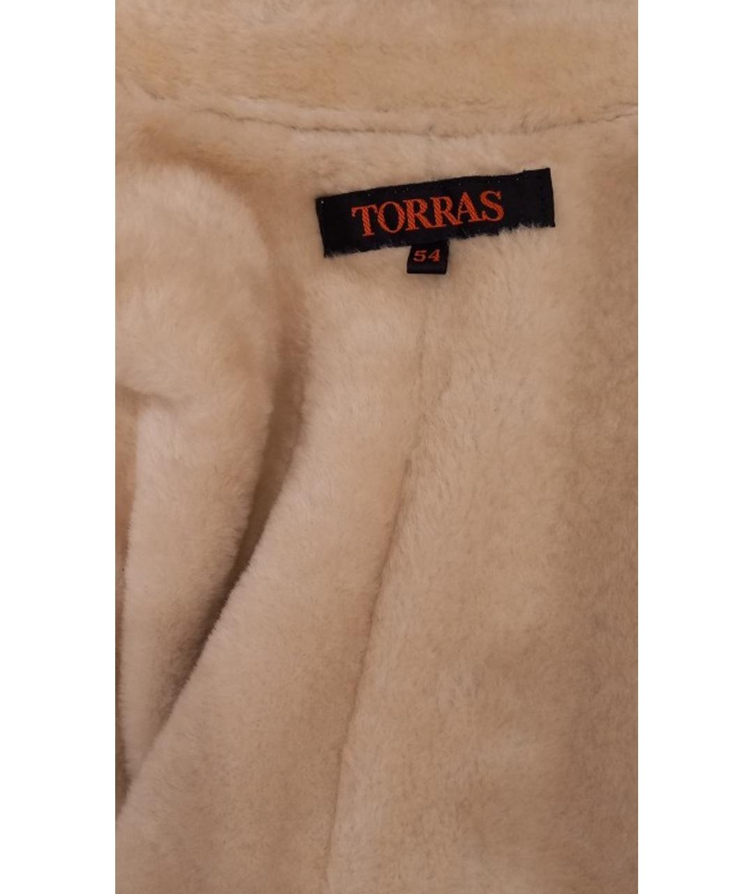 TORRAS Бежевое кашемировое пальто, фото 8