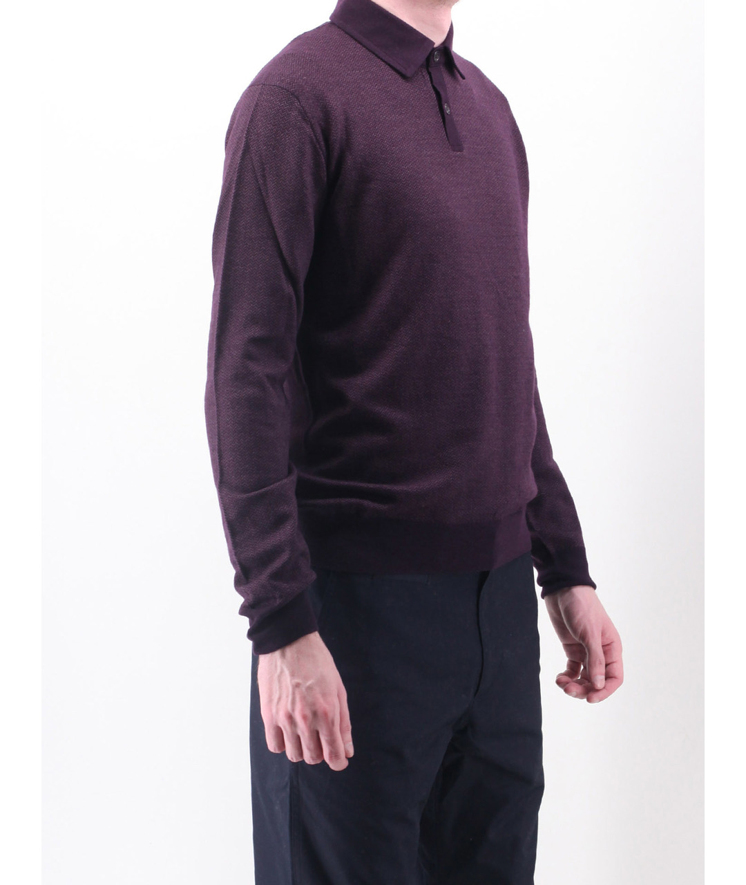 LORO PIANA Фиолетовый кашемировый джемпер / свитер, фото 2
