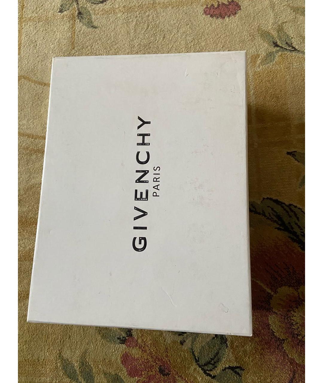 GIVENCHY Черные кожаные босоножки, фото 5