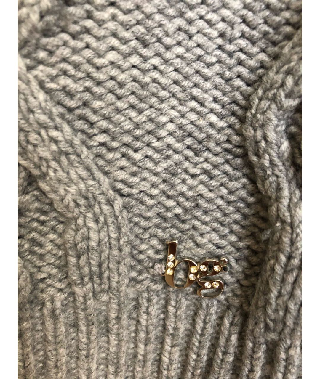 BLUGIRL Серый шерстяной джемпер / свитер, фото 4