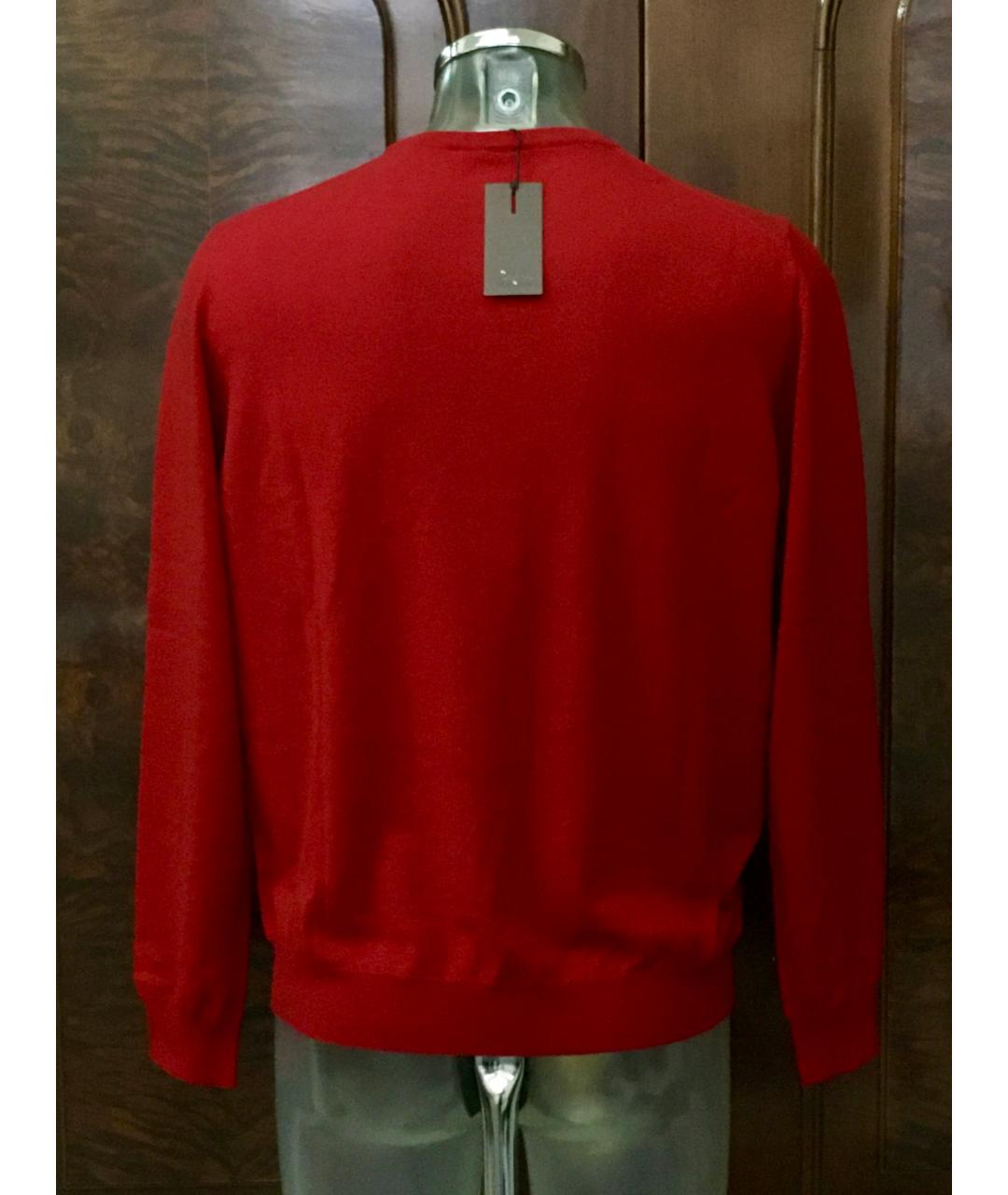 BILANCIONI Красный кашемировый джемпер / свитер, фото 2