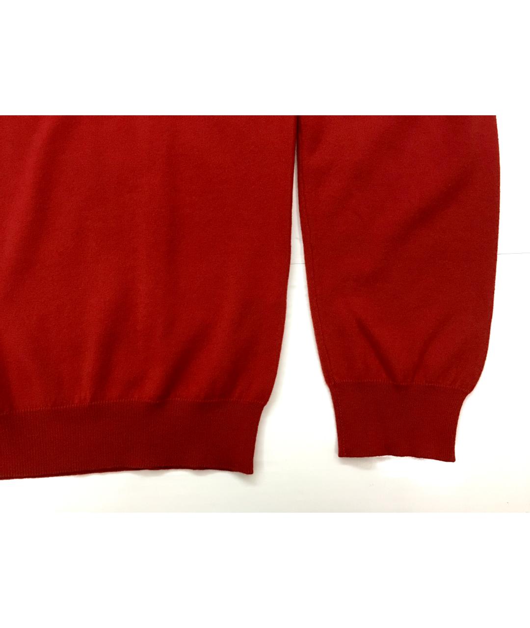 BILANCIONI Красный кашемировый джемпер / свитер, фото 6