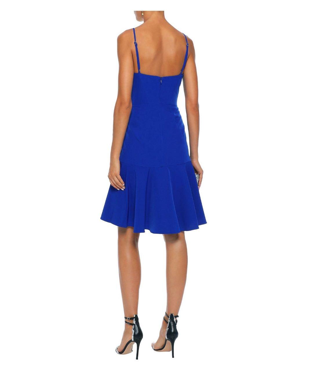 MILLY Синее полиэстеровое коктейльное платье, фото 2