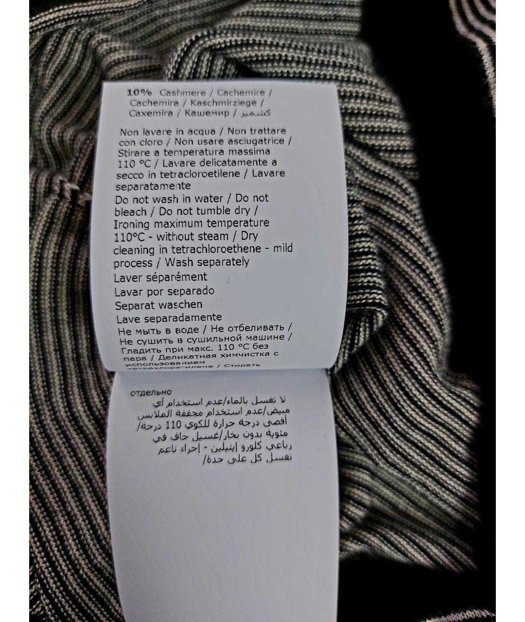 PHILOSOPHY DI LORENZO SERAFINI Серый вискозный джемпер / свитер, фото 7