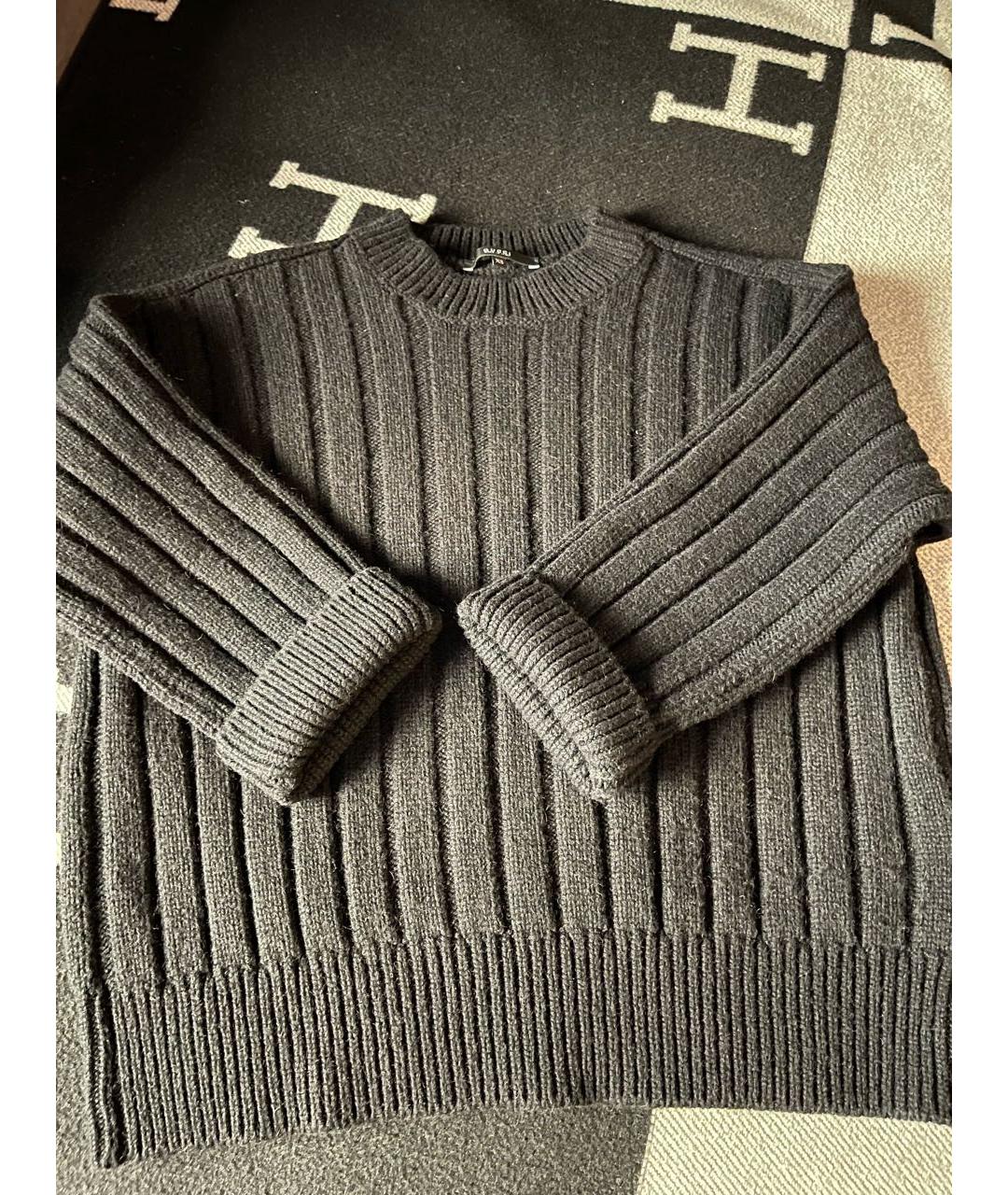 GUCCI Черный шерстяной джемпер / свитер, фото 2