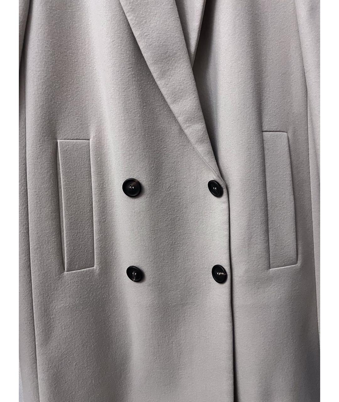 BRUNELLO CUCINELLI Бежевое шерстяное пальто, фото 3