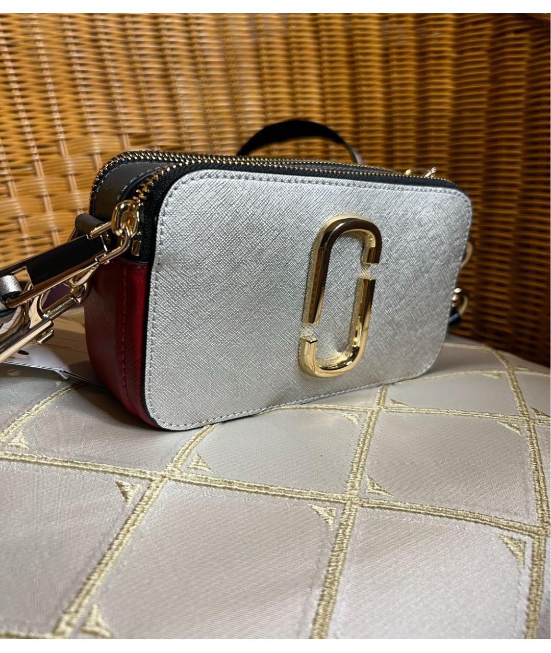 MARC JACOBS Белая кожаная сумка через плечо, фото 2