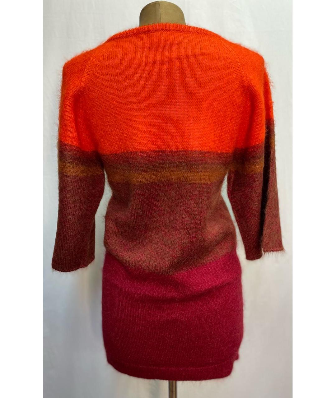 HERMES PRE-OWNED Оранжевый шерстяной джемпер / свитер, фото 2