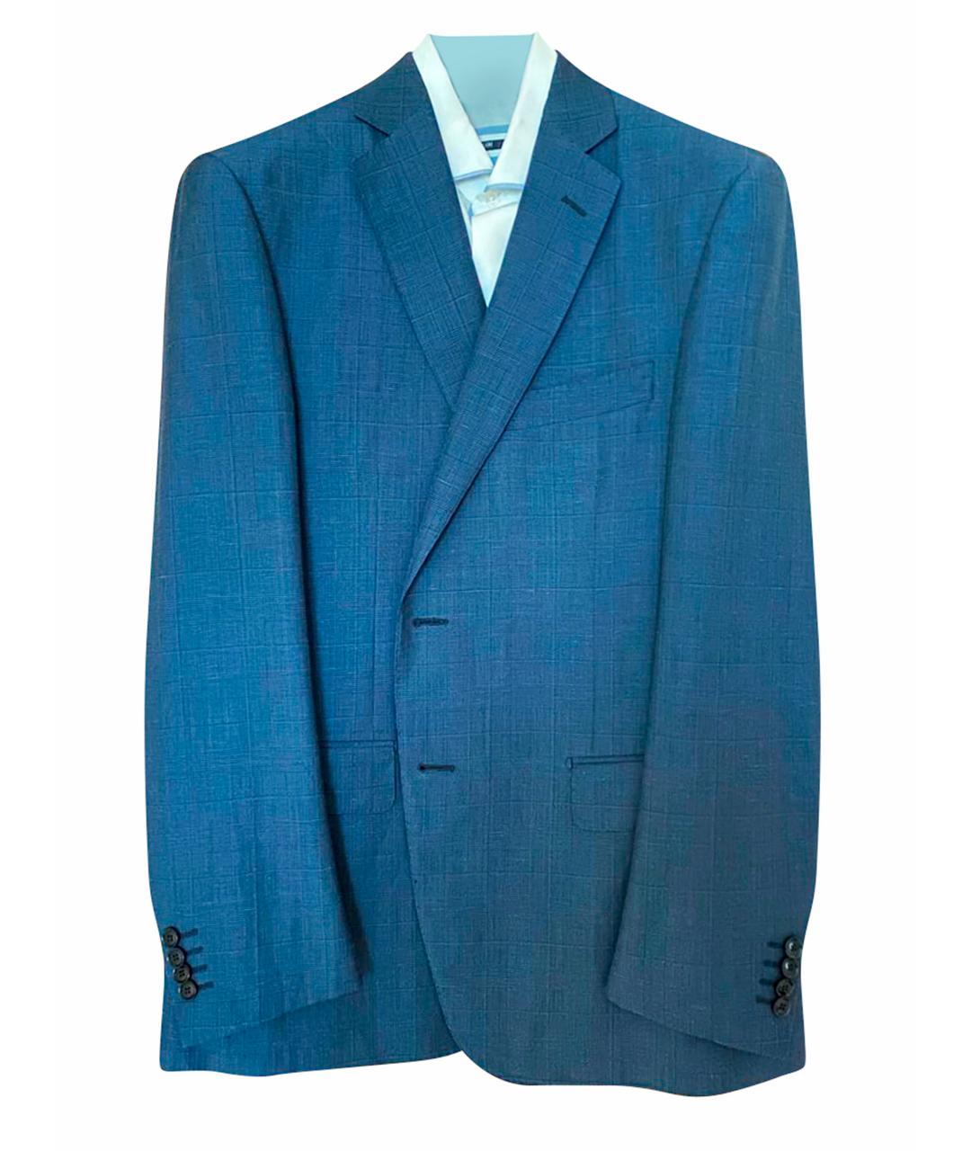 PAL ZILERI Темно-синий классический костюм, фото 1