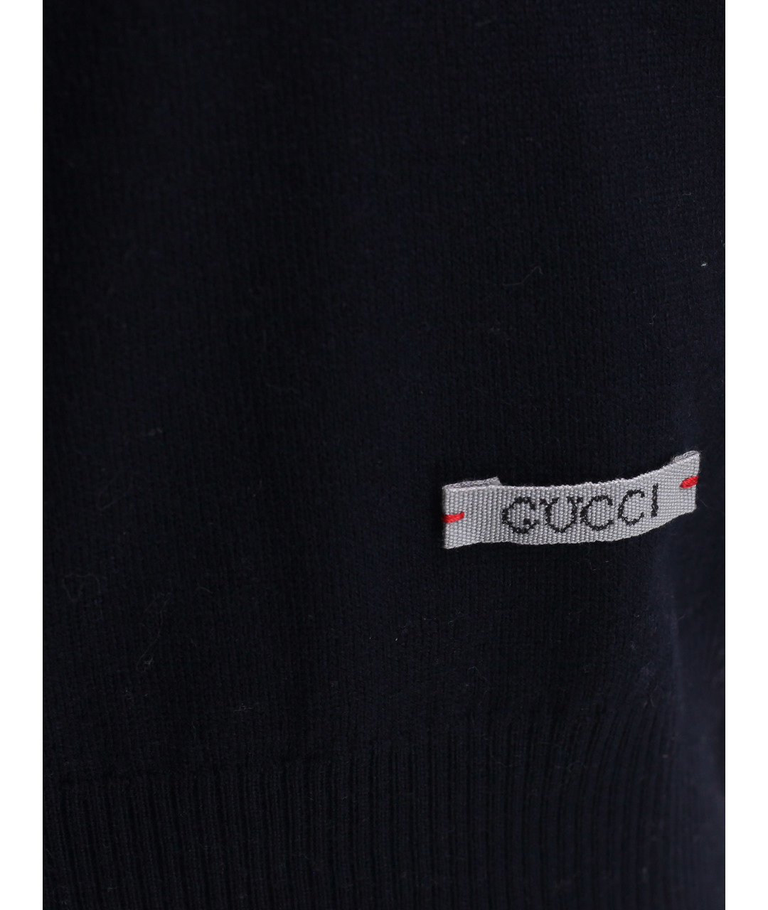 GUCCI Темно-синий шерстяной джемпер / свитер, фото 4