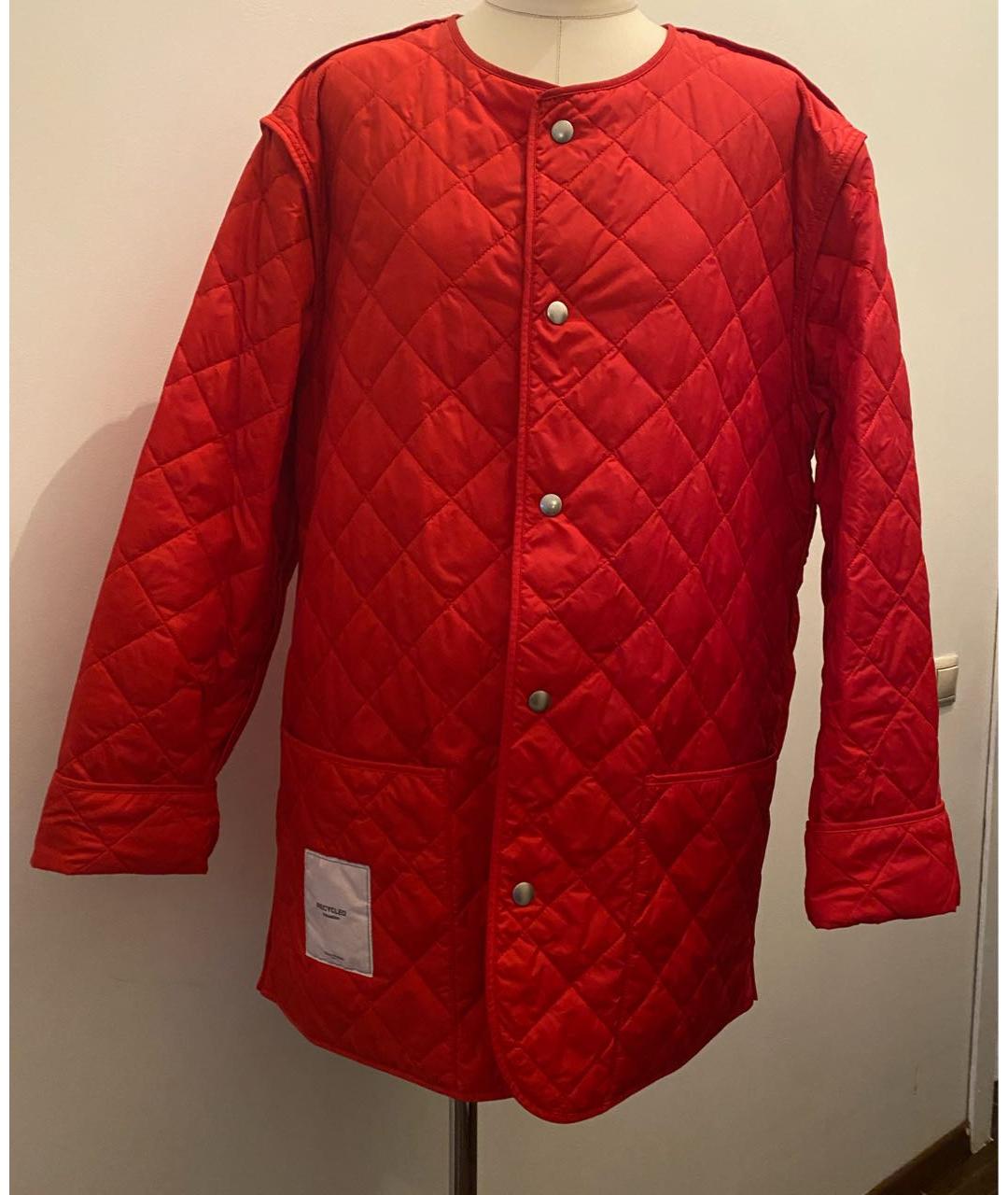 MAISON MARGIELA Красная полиамидовая куртка, фото 8