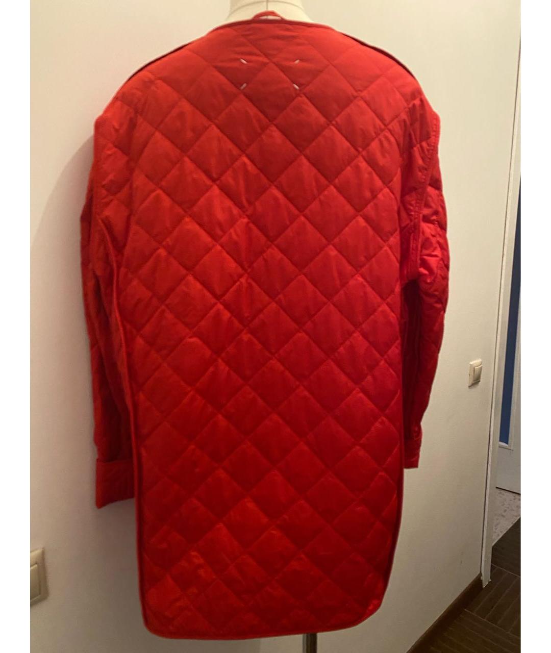 MAISON MARGIELA Красная полиамидовая куртка, фото 2