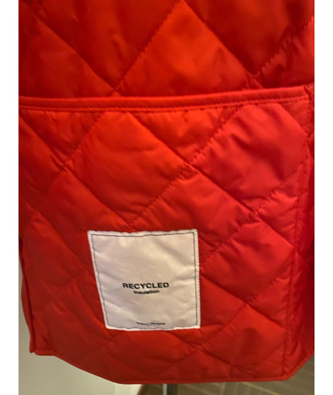 MAISON MARGIELA Красная полиамидовая куртка, фото 4