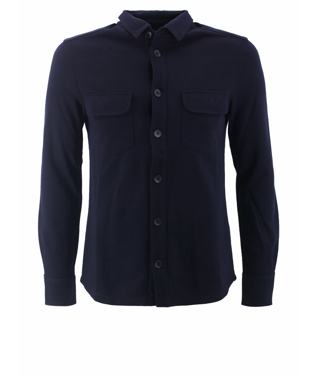 LORO PIANA Темно-синяя кашемировая кэжуал рубашка, фото 1