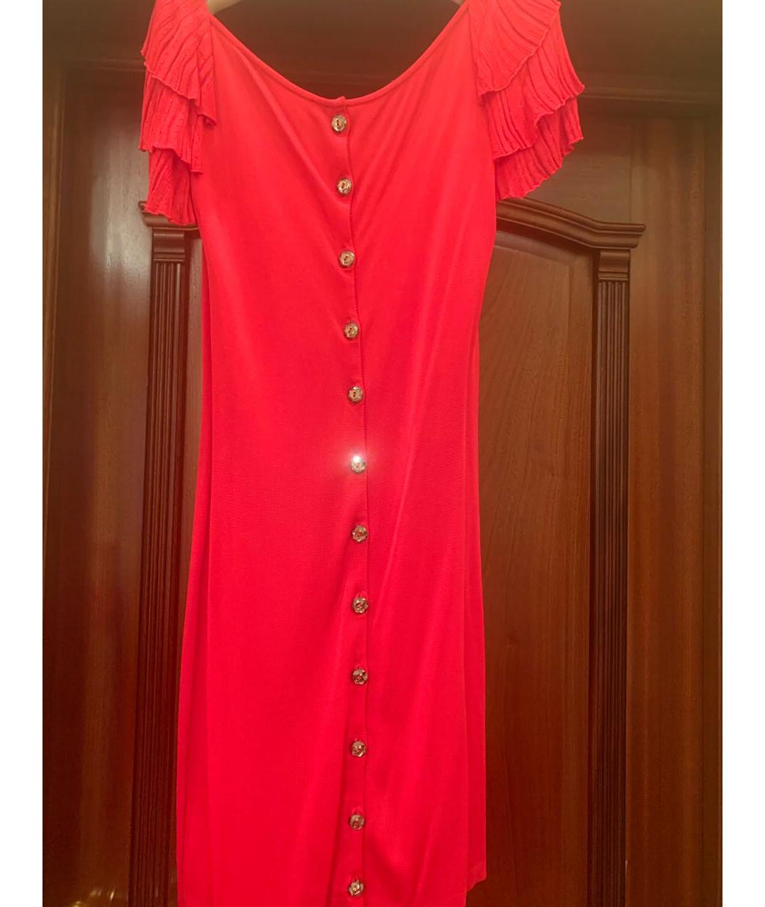 AZZARO Фуксия вискозное вечернее платье, фото 2