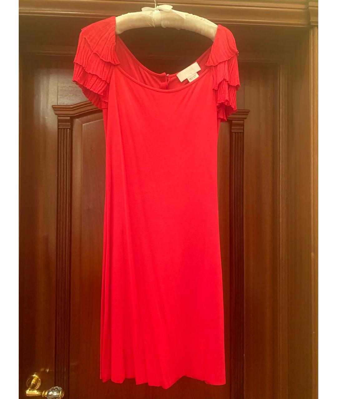 AZZARO Фуксия вискозное вечернее платье, фото 5