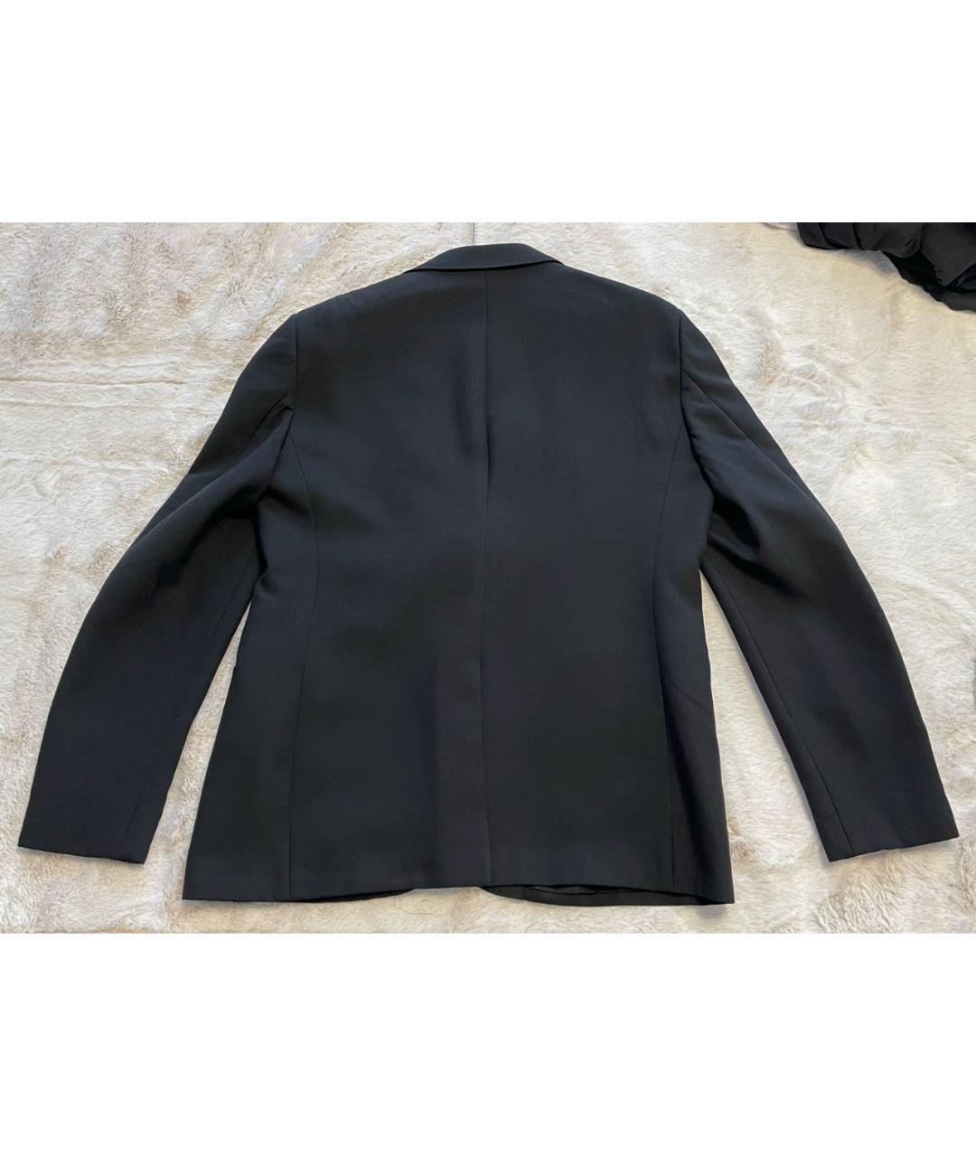 ALEXANDER MCQUEEN Черный шерстяной пиджак, фото 4