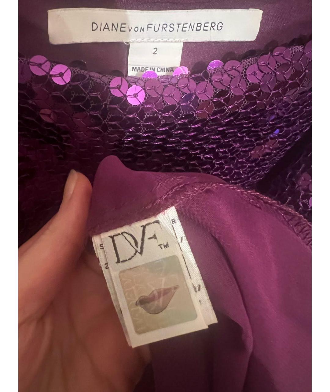 DIANE VON FURSTENBERG Фуксия блузы, фото 3