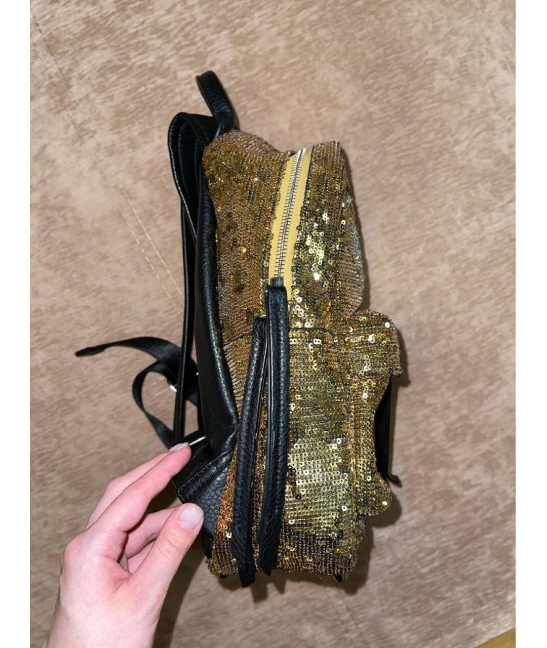 CHIARA FERRAGNI Золотой рюкзак из искусственной кожи, фото 3