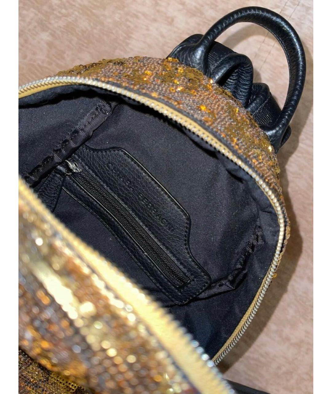 CHIARA FERRAGNI Золотой рюкзак из искусственной кожи, фото 4