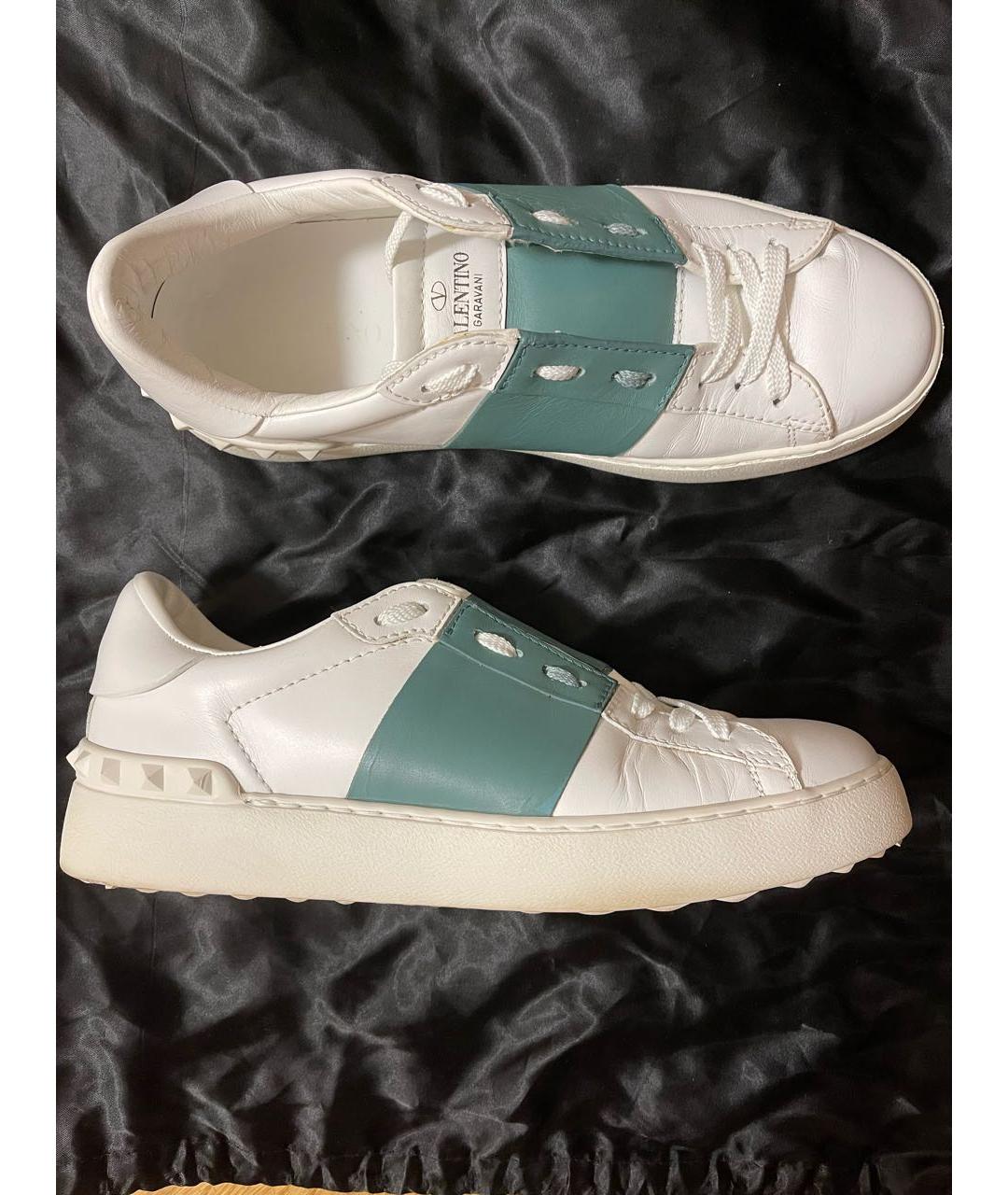 VALENTINO Белые кожаные кеды, фото 5