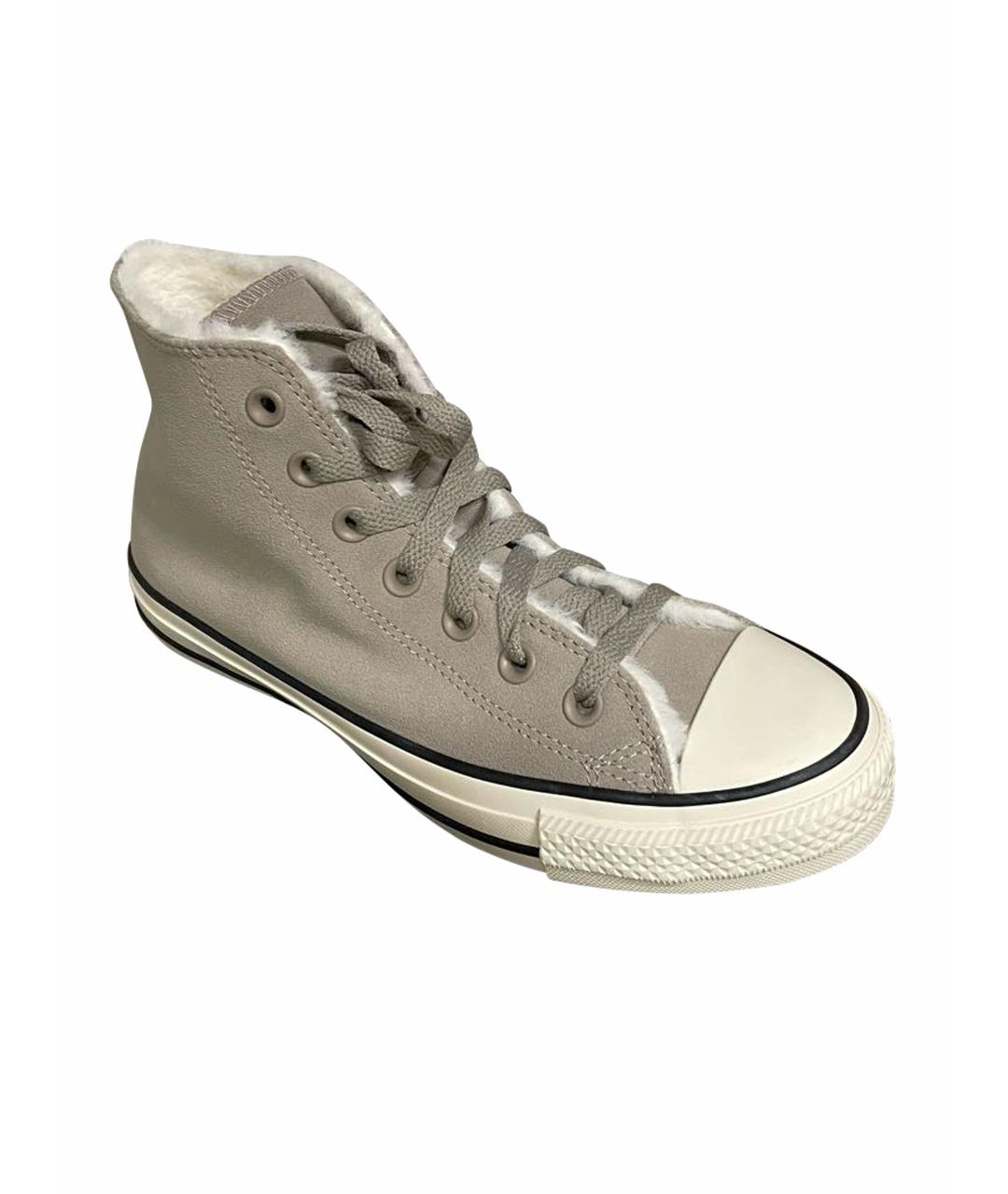 CONVERSE Серые замшевые кеды, фото 1