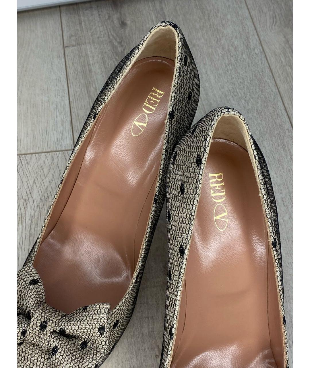 RED VALENTINO Текстильные туфли, фото 6