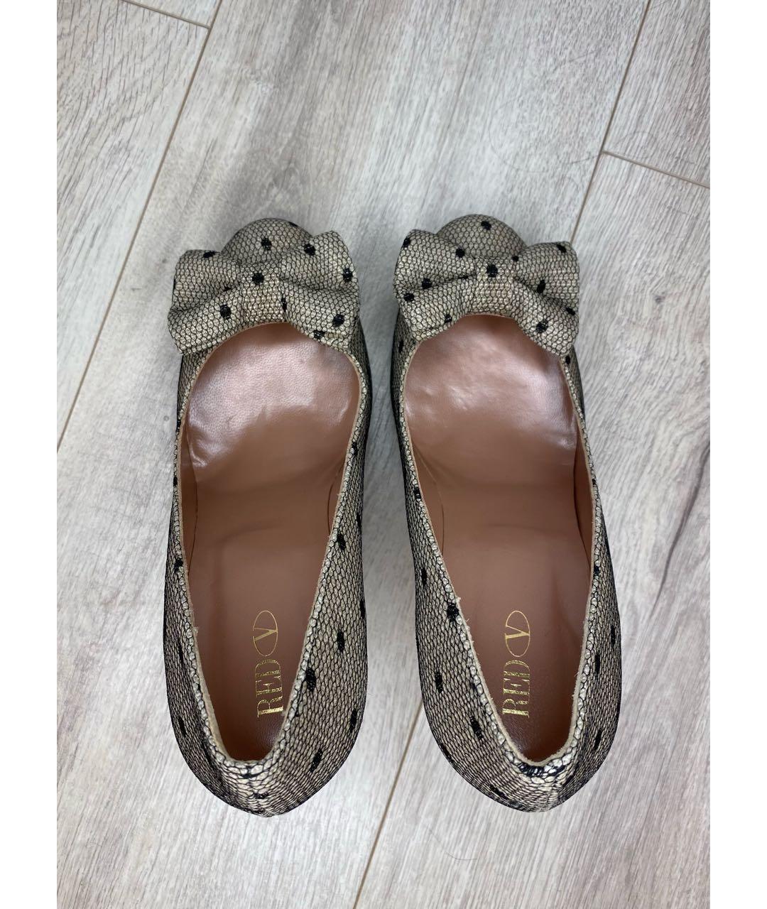 RED VALENTINO Текстильные туфли, фото 3