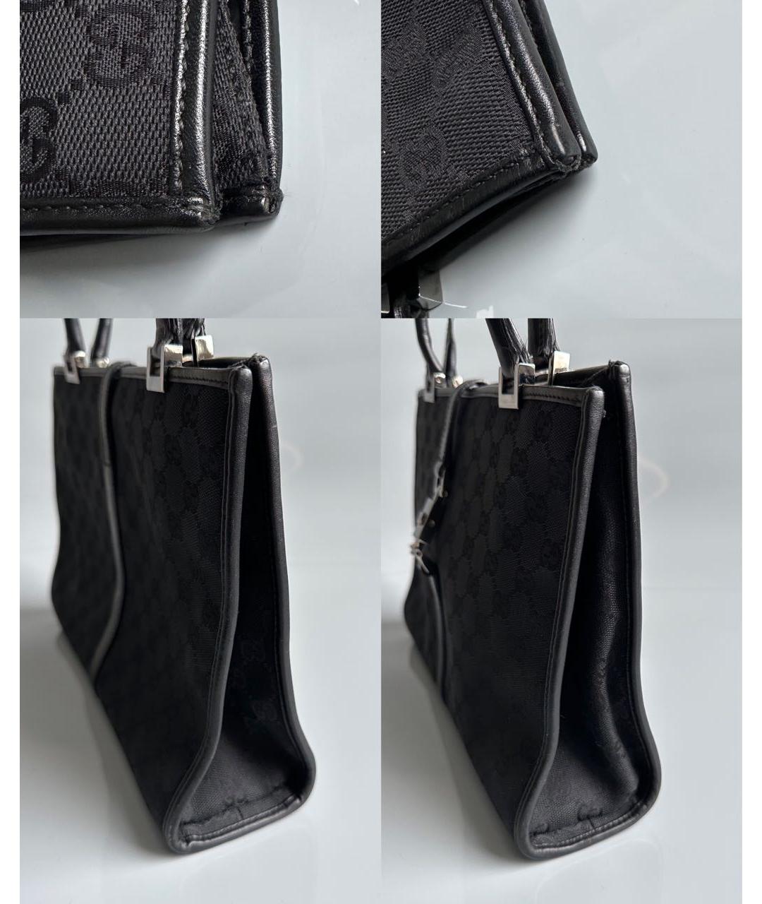GUCCI Черная сумка тоут, фото 6