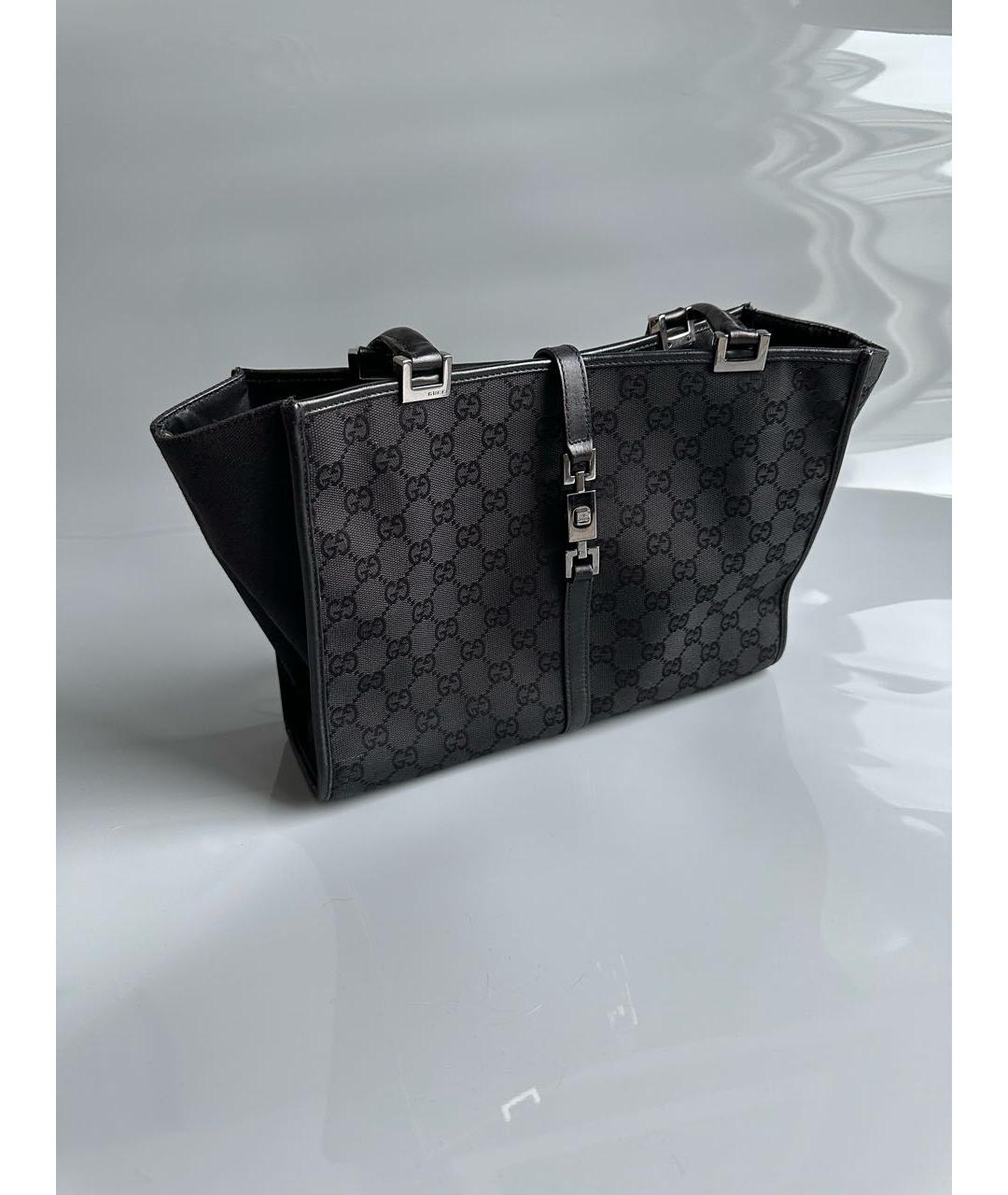 GUCCI Черная сумка тоут, фото 4