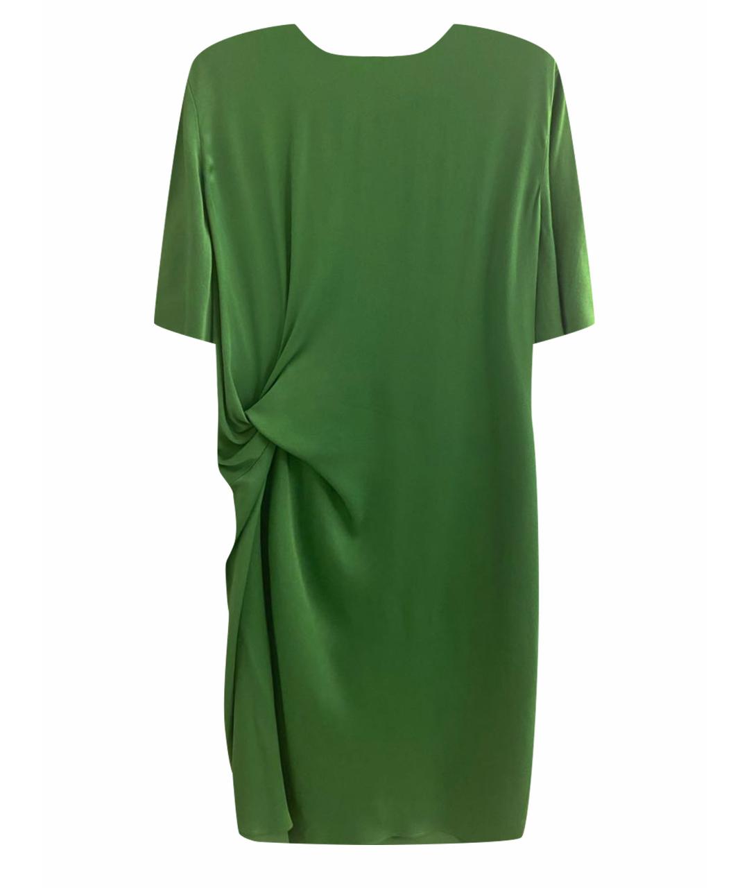 LANVIN Зеленые вискозное коктейльное платье, фото 1