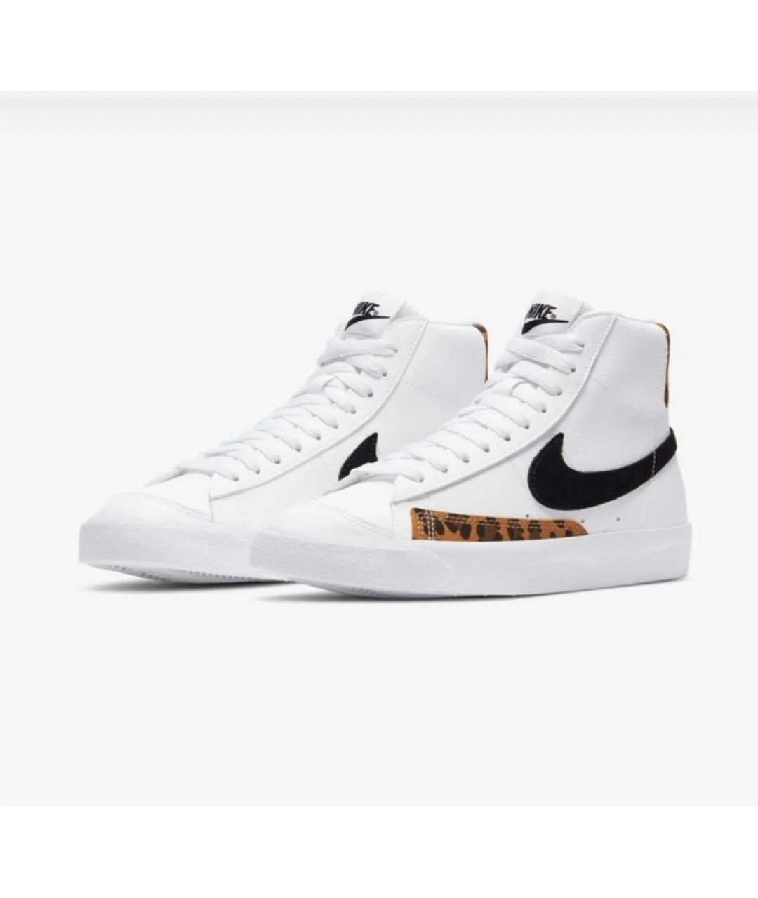 NIKE Белые кожаные кеды, фото 6