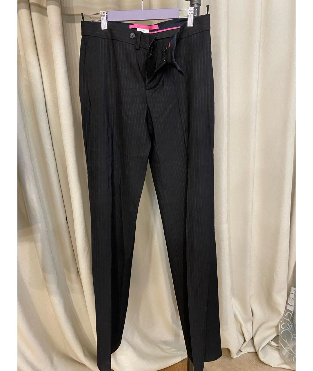 EMANUEL UNGARO Черный шерстяной костюм с брюками, фото 2