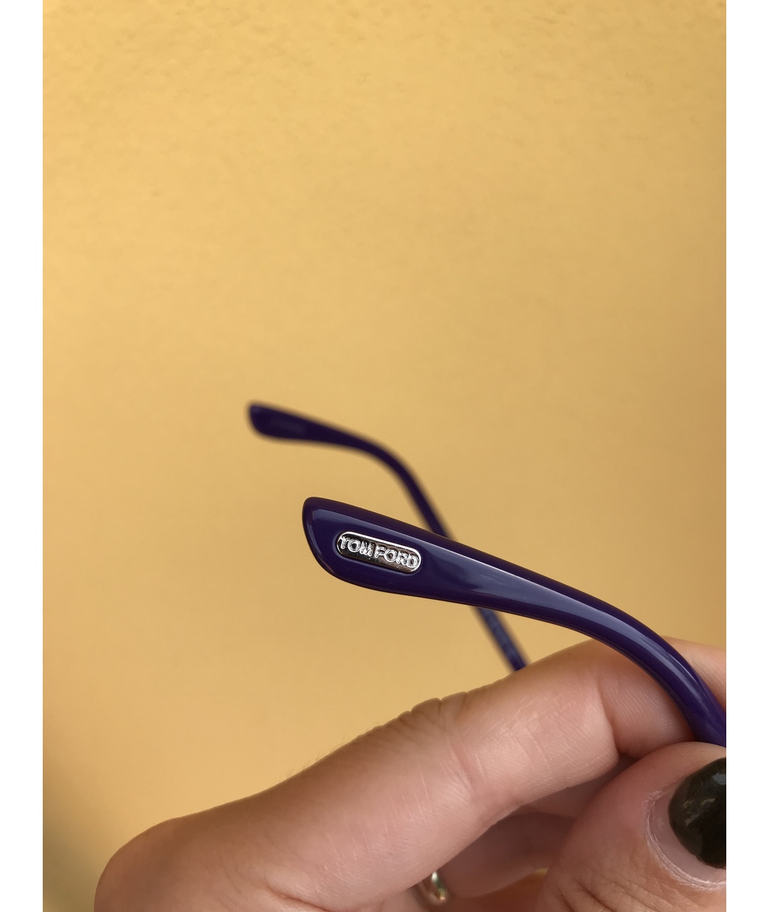TOM FORD Фиолетовые пластиковые солнцезащитные очки, фото 5