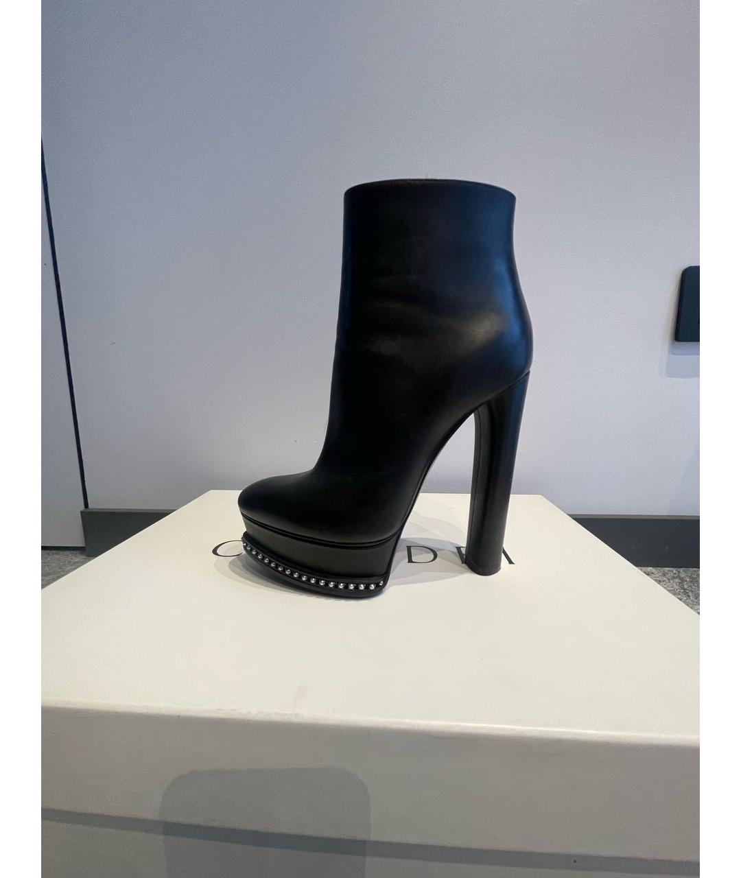 CASADEI Черные кожаные ботильоны, фото 8