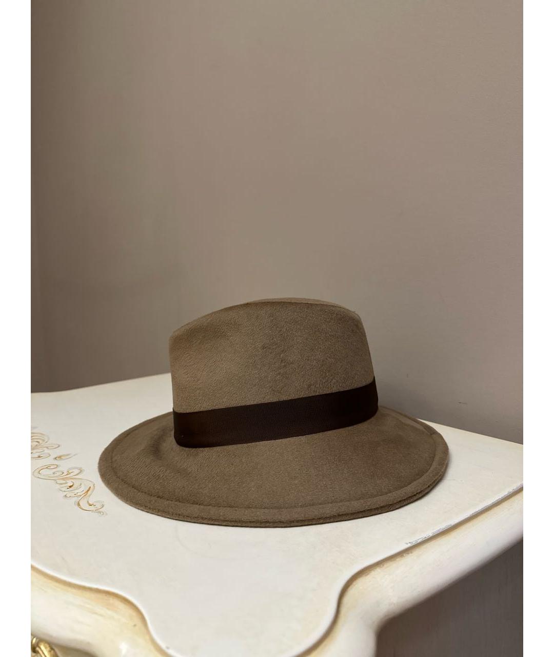BORSALINO Коричневая кашемировая шляпа, фото 3