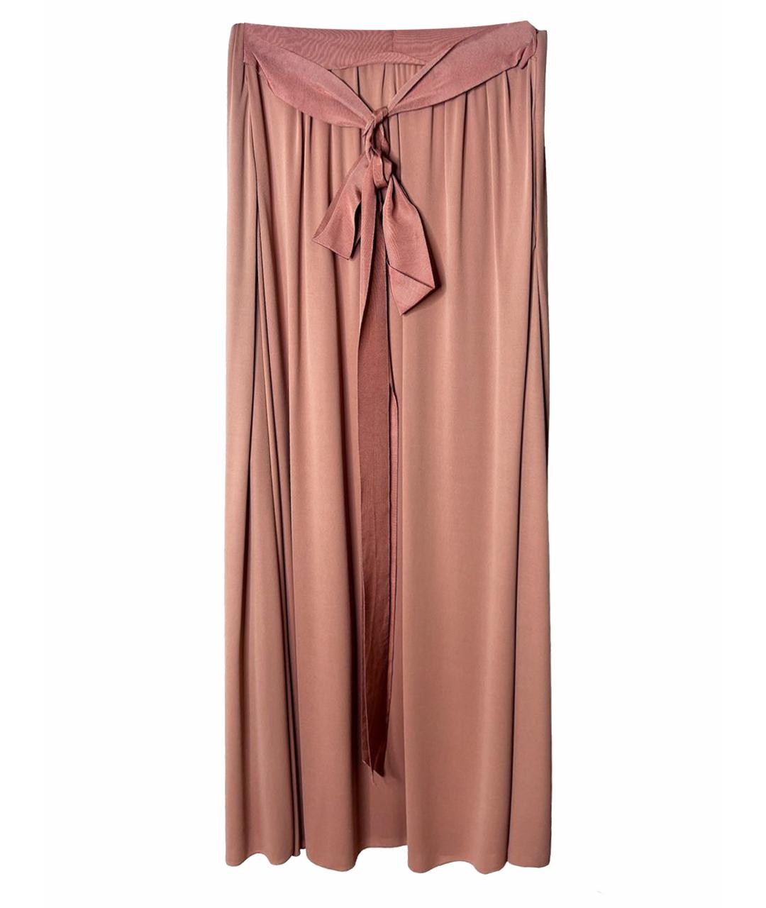 LANVIN Розовая юбка макси, фото 1