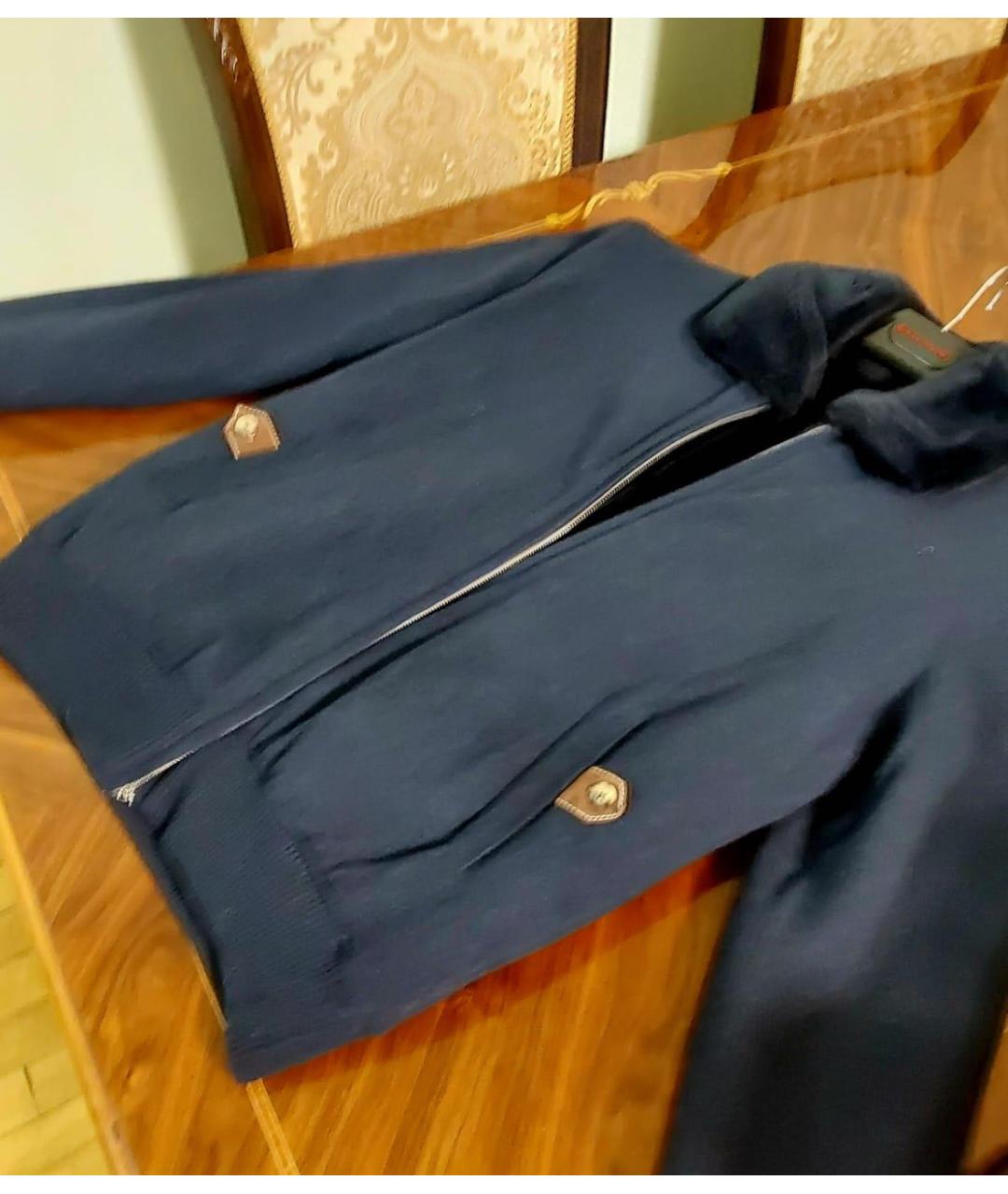 SVEVO Темно-синяя кашемировая куртка, фото 2