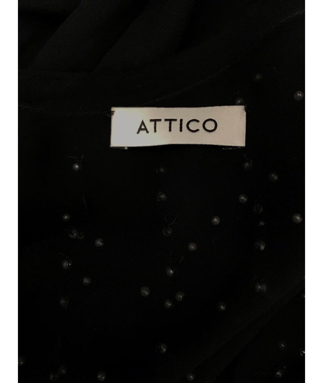 THE ATTICO Черное платье, фото 6