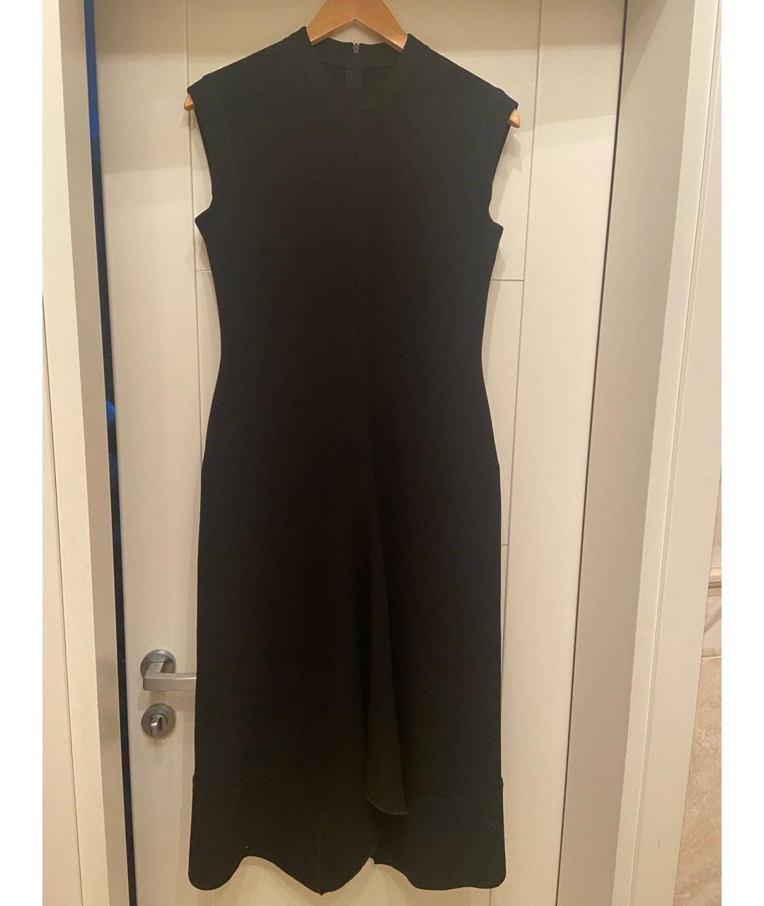 TER ET BANTINE Черное синтетическое платье, фото 8