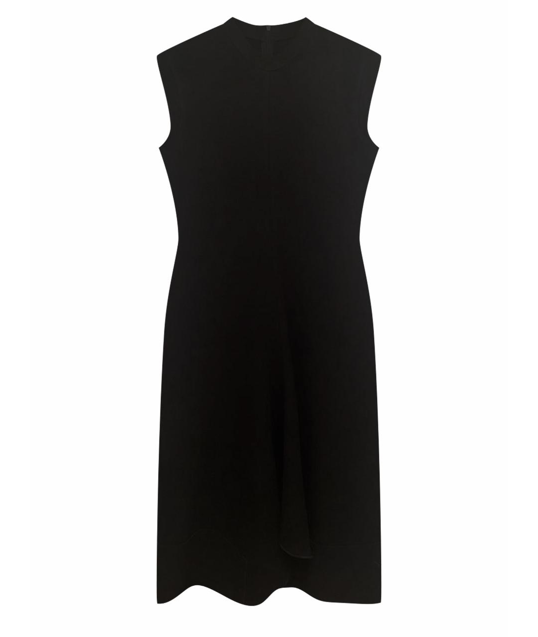 TER ET BANTINE Черное синтетическое платье, фото 1