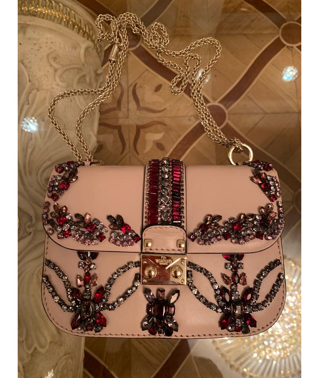 VALENTINO Кожаная сумка с короткими ручками, фото 9